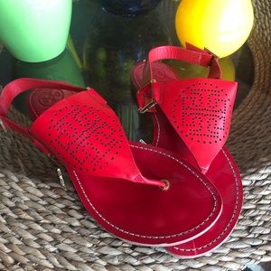 Tory Burch Shoes - Tory Burch Red Sandals Tory Burch Shoes - Tory Burch Red Sandals